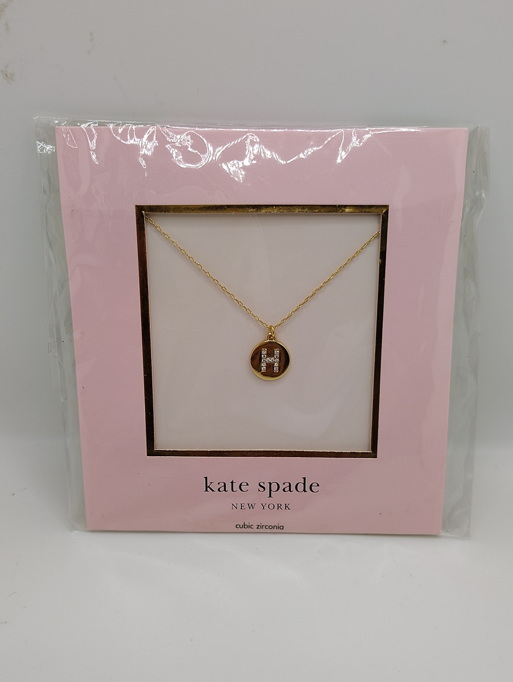 Kate Spade Gold Initial H  Pendant Necklace